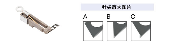 刀型探针针尖